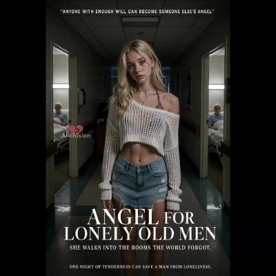 Cover for 'Angel For Lonely Old Men (AI-Generated)'